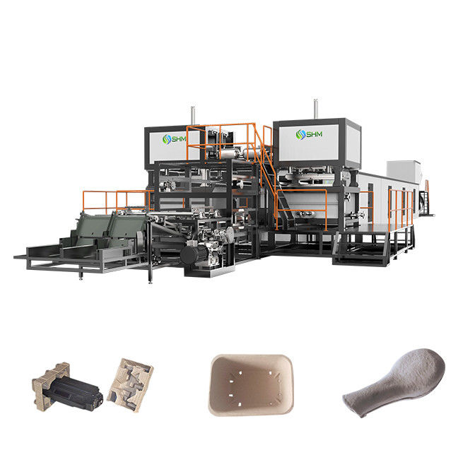 Corrugated Molded Pulp Packaging Machinery Pulp Cat Litter Basin Making Machine