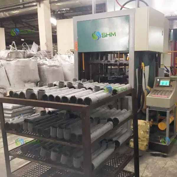 Automatic Paper Sprue Casting Tube Machine For Foundry Riser With Hot Press Equipment