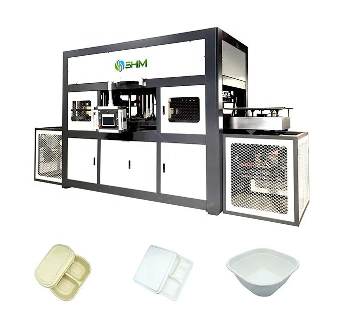 Bagasse Pulp Molding Machine Fiber Molding Machine No Installation Required Makes Paper Cup Lids