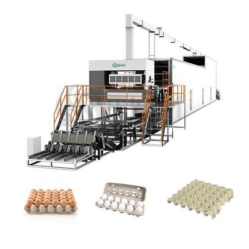 Fully Automatic Paper Egg Tray Making Machine | 3000–10000 pcs/h Egg Tray Production Line | SHM