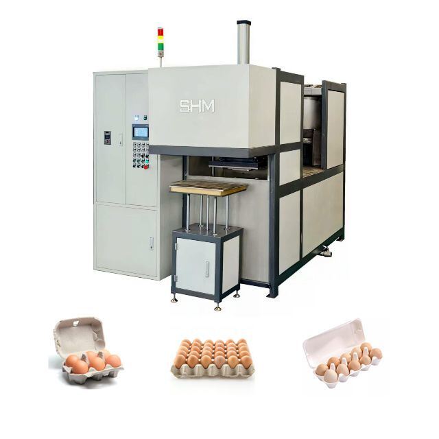 All-in-One Waste Paper Laboratory Paper Pulp Forming Machine / Small Capacity Egg Tray Machine / Lab Sample Molded Pulp Machine Egg Tray Production Process