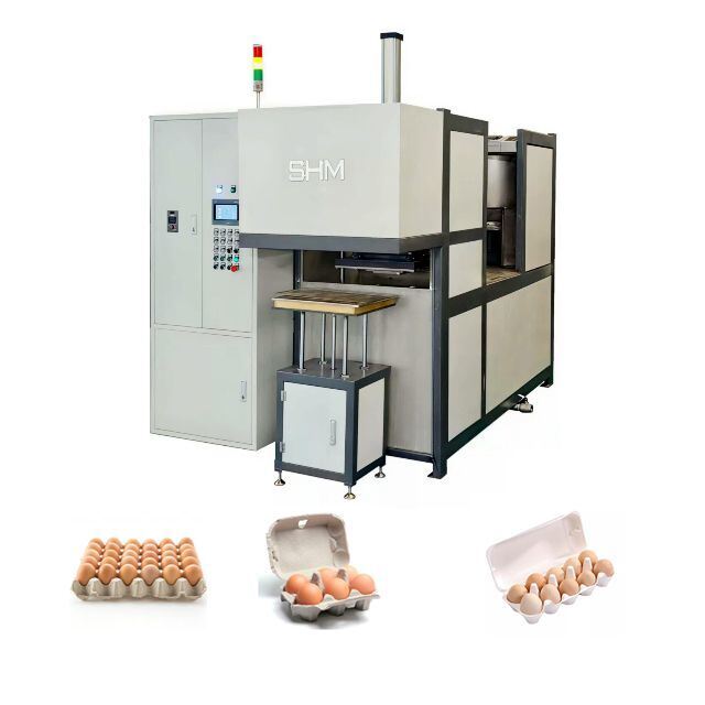 All-in-One Waste Paper Laboratory Paper Pulp Forming Machine / Small Capacity Egg Tray Machine / Lab Sample Molded Pulp Machine Egg Tray Production Process